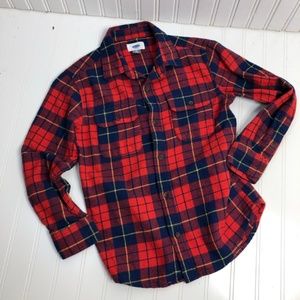 Old Navy Long Sleeved Boy's Flannel